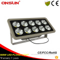 CE FCC RoHs certificated IP65 Outdoor COB LED Flood Light 500W Waterproof